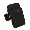 Tech-Protect M7 universele sportarmband (hoes), zwart/oranje