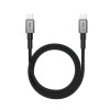 Tech-Protect Ultraboost DNA MagTwist USB-C-kabel PD 100W / 5A, 200 cm, ijzergrijs