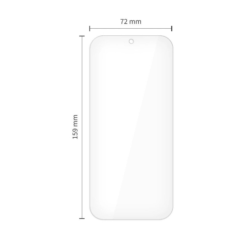 Tech-Protect Glass Fit+ gehard glas voor Google Pixel 9 Pro XL / 10 Pro XL / 11 Pro XL, transparant (2 st.)