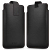 Tech-Protect SM65 universele telefoonhoes, 6,0-6,9 inch, eco-leer, zwart en rood