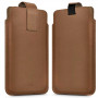 Tech-Protect SM65 universele telefoonhoes, 6,0-6,9 inch, eco-leer, bruin