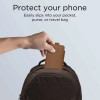 Tech-Protect SM65 universele telefoonhoes, 6,0-6,9 inch, eco-leer, bruin