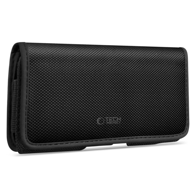 Tech-Protect SM90 universele telefoonholster, 5,8-6,8 inch, nylon, zwart