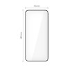 Tech-Protect Glass Fit+ gehard glas voor Xiaomi Redmi 15 4G / 5G, zwart (2 st.)