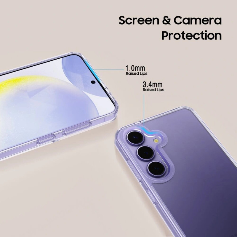 Tech-Protect Flexair Hybrid hoesje voor Samsung Galaxy S25 FE, transparant