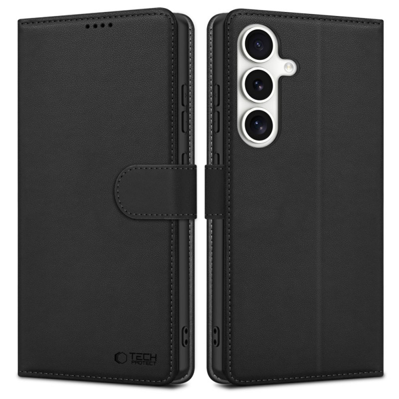 Tech-Protect Wallet walletcase voor Samsung Galaxy S25 FE, zwart