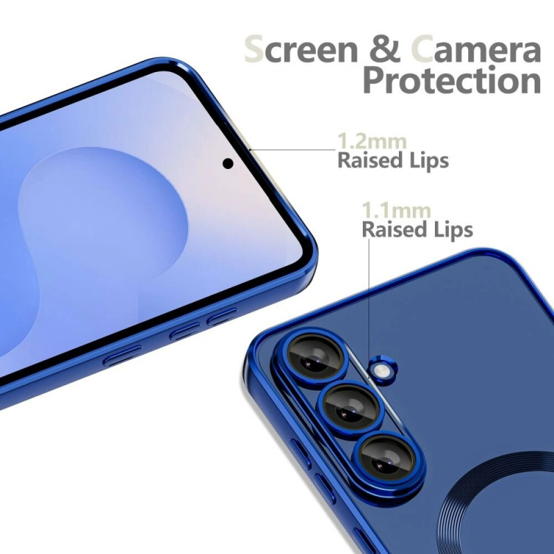 Tech-Protect Magflex MagSafe hoesje voor Samsung Galaxy S25 FE, marineblauw