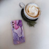 Tech-Protect Icon siliconen hoesje voor Samsung Galaxy S25 FE, marmer, roze