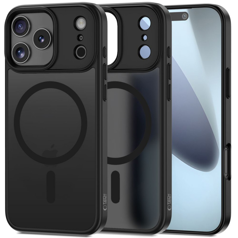 Tech-Protect Matt MagSafe hoesje voor Apple iPhone 17 Pro Max, mat zwart