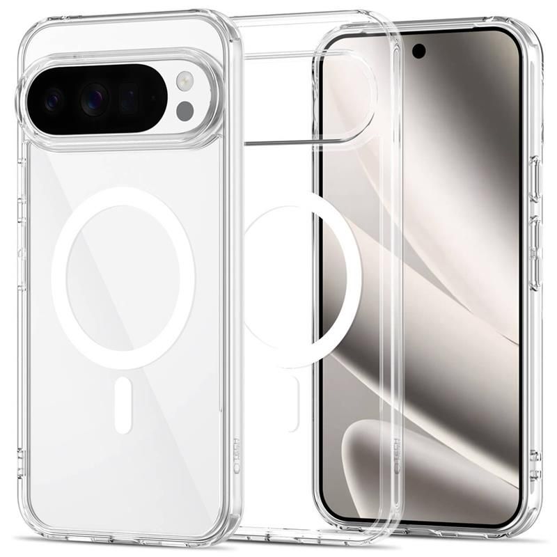 Tech-Protect FlexAir Hybrid MagSafe hoesje voor Google Pixel 10 / 10 Pro, transparant