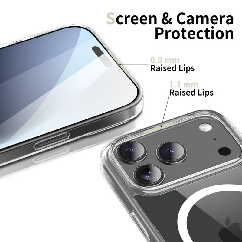 Tech-Protect FlexAir Hybrid MagSafe hoesje voor Google Pixel 10 / 10 Pro, transparant