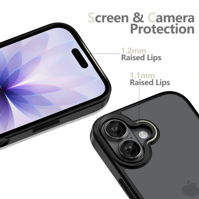 Tech-Protect MagMat hoesje voor Apple iPhone 17, mat zwart