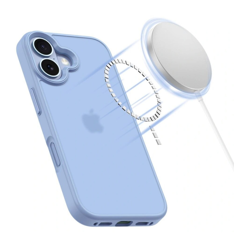 Tech-Protect MagMat THP4944 hoesje voor Apple iPhone 17, mat mistblauw