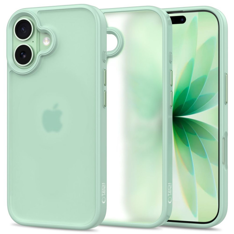 Tech-Protect MagMat hoesje voor Apple iPhone 17, mat saliegroen