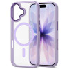 Tech-Protect MagMat MagSafe hoesje voor Apple iPhone 17, lavendel/transparant