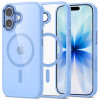 Tech-Protect MagMat MagSafe hoesje voor Apple iPhone 17, mistblauw/transparant