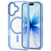 Tech-Protect MagMat MagSafe hoesje voor Apple iPhone 17, mistblauw/transparant