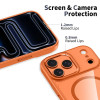 Tech-Protect MagMat MagSafe hoesje voor Apple iPhone 17 Pro, kosmisch oranje/transparant, THP4752