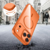 Tech-Protect MagMat MagSafe hoesje voor Apple iPhone 17 Pro Max, kosmisch oranje/transparant