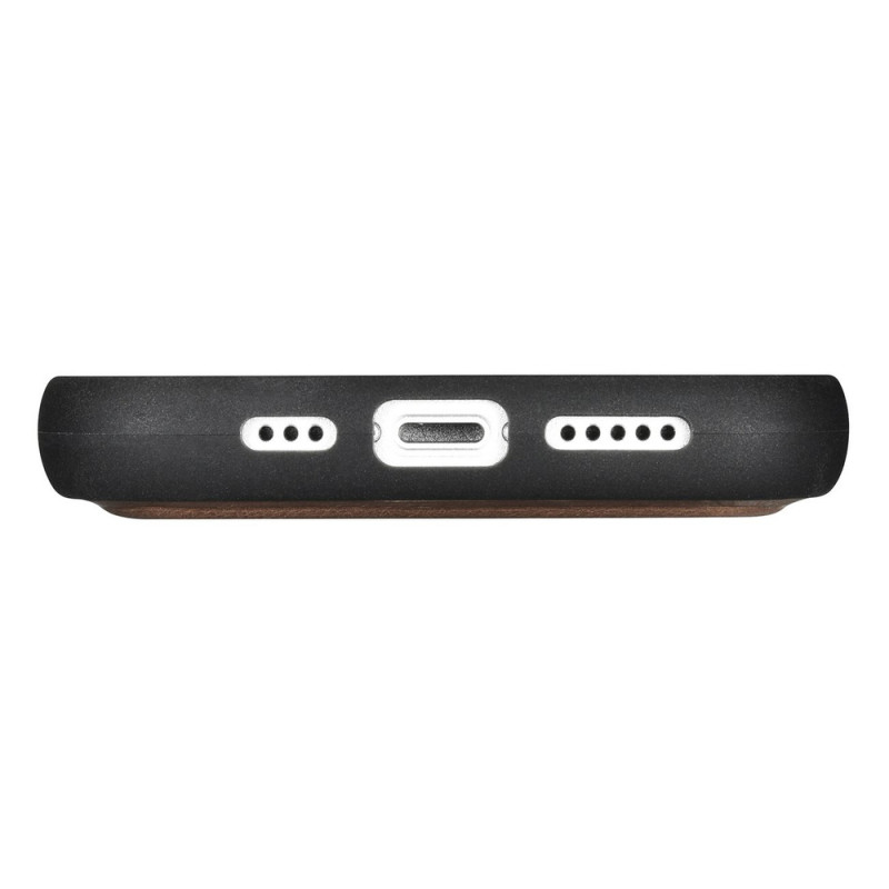 iCarer Oil Wax Wallet Case 2in1 leren klaphoesje voor iPhone 14 Plus, Anti-RFID, bruin (WMI14220723-BN)