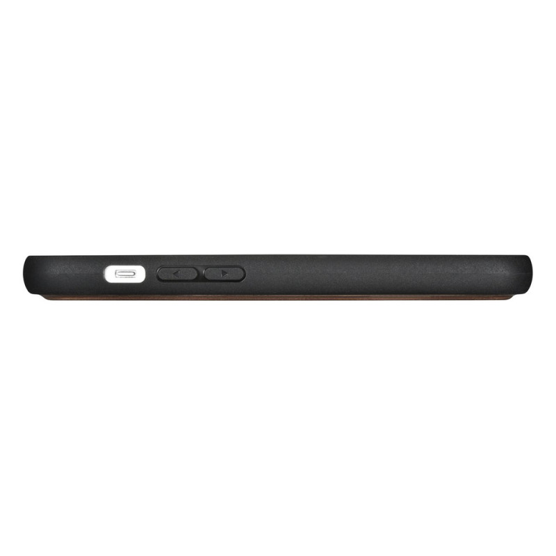 iCarer Oil Wax Wallet Case 2in1 leren klaphoesje voor iPhone 14 Plus, Anti-RFID, bruin (WMI14220723-BN)