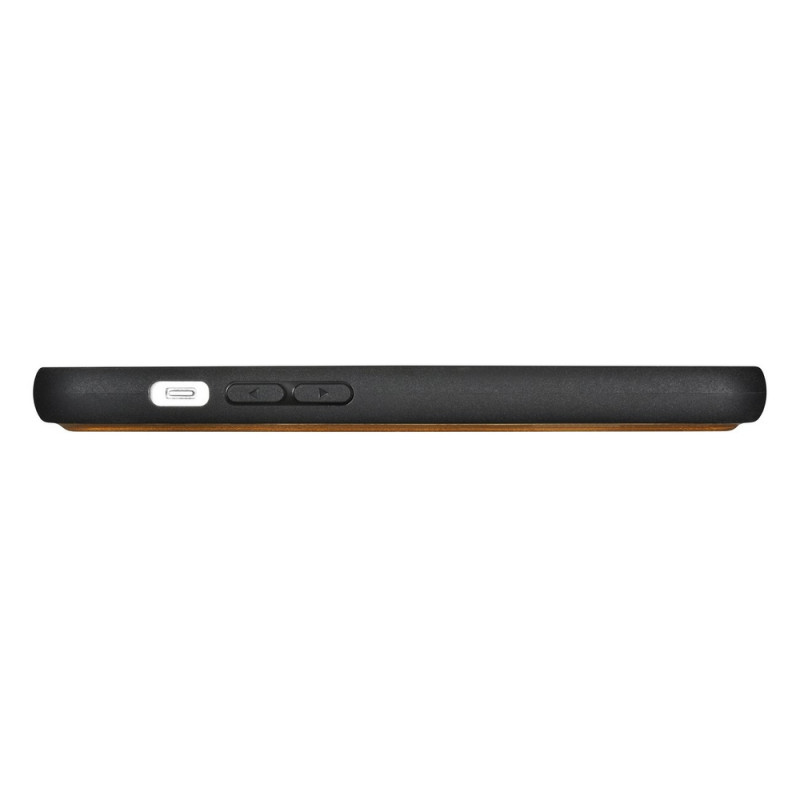 iCarer Oil Wax Wallet Case 2in1 leren klaphoesje voor iPhone 14 Plus, Anti-RFID, bruin (WMI14220723-TN)