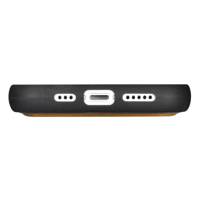 iCarer Oil Wax Wallet Case 2in1 leren klaphoesje voor iPhone 14 Plus, Anti-RFID, bruin (WMI14220723-TN)