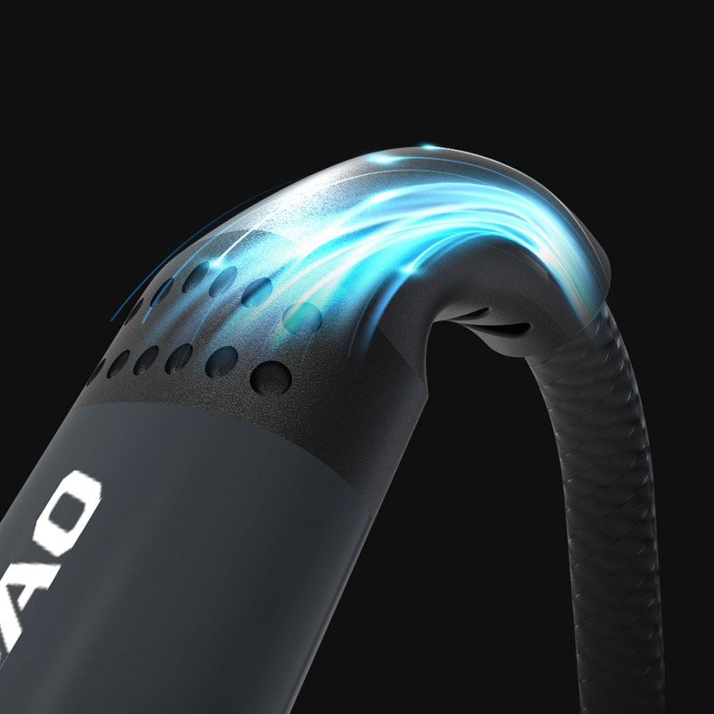 Dudao L3CC USB-C naar USB-C kabel, 60 W, 1,2 m, gevlochten, zwart