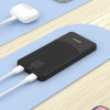 Dudao K10 10000 mAh powerbank, 2 x USB-A, 2,4 A, wit