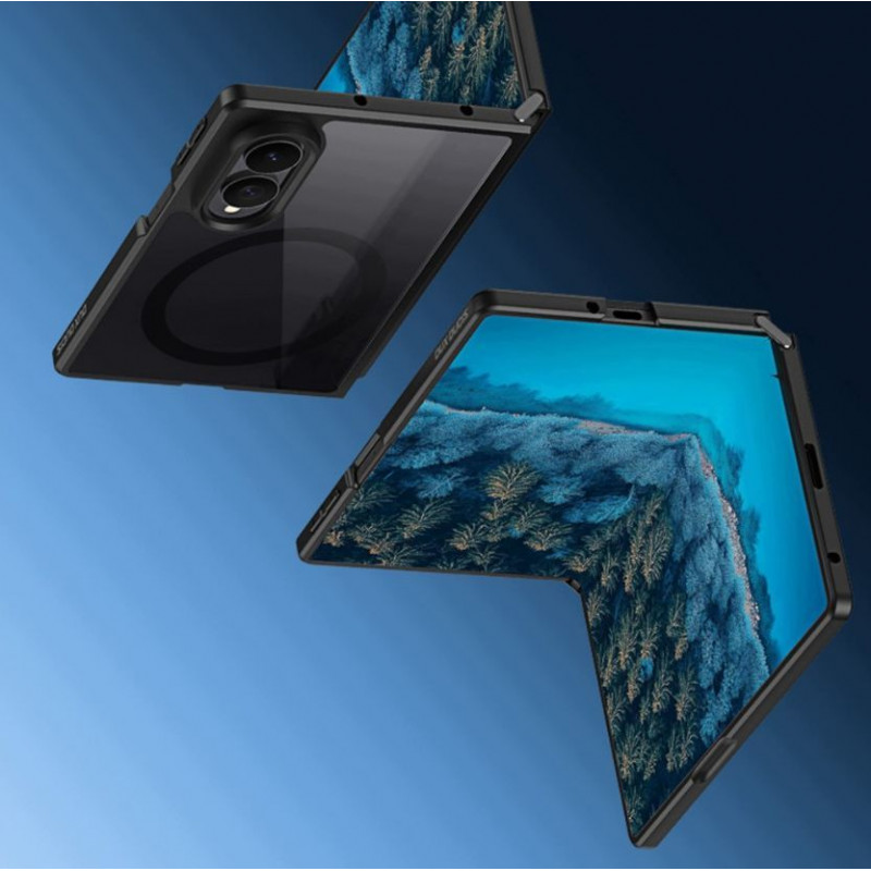 Dux Ducis Aimo Hybrid hoesje voor Samsung Galaxy Z Fold8, magnetisch, zwart