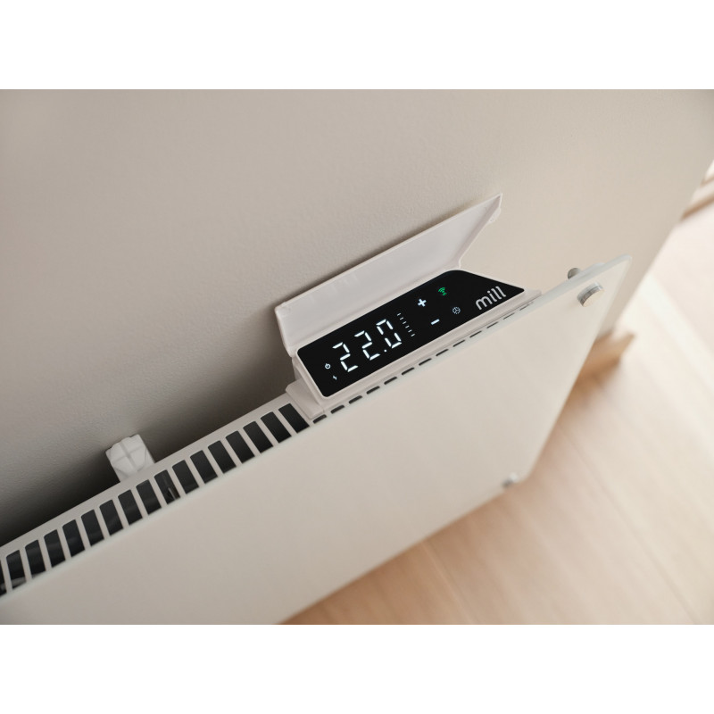 Mill Glass Smart WiFi paneelverwarming Gen. 4 GL1300WIFI4, 1300 W, wit