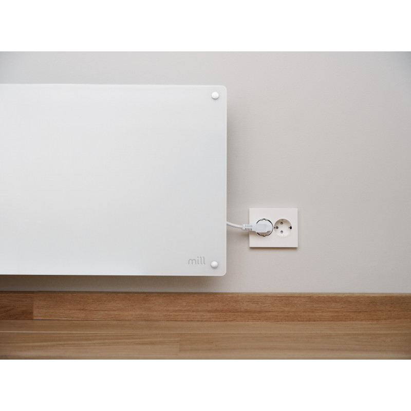 Mill Glass Smart WiFi paneelverwarming Gen. 4 GL1300WIFI4, 1300 W, wit