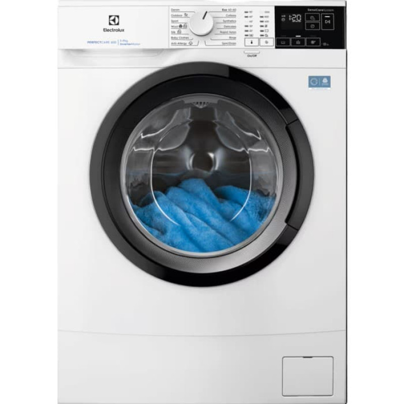Electrolux EWS6427BE 600-serie SensiCare frontlader wasmachine, 7 kg, wit