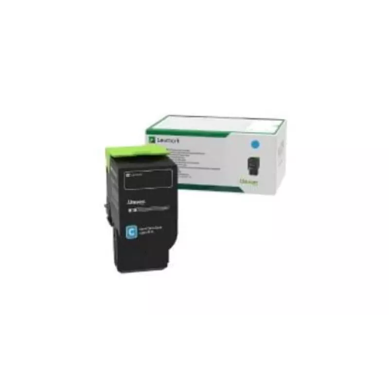 Lexmark 79L0H20 originele tonercartridge voor CX833 / XC8355 / XC9535, cyaan, 46,9K