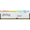 Kingston FURY Beast 16 GB DDR5-5600 CL40 DIMM-geheugenmodule, RGB, wit, KF556C40BWA-16