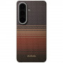 PITAKA Edge Case MagSafe hoesje voor Samsung Galaxy S26+, zonsondergang