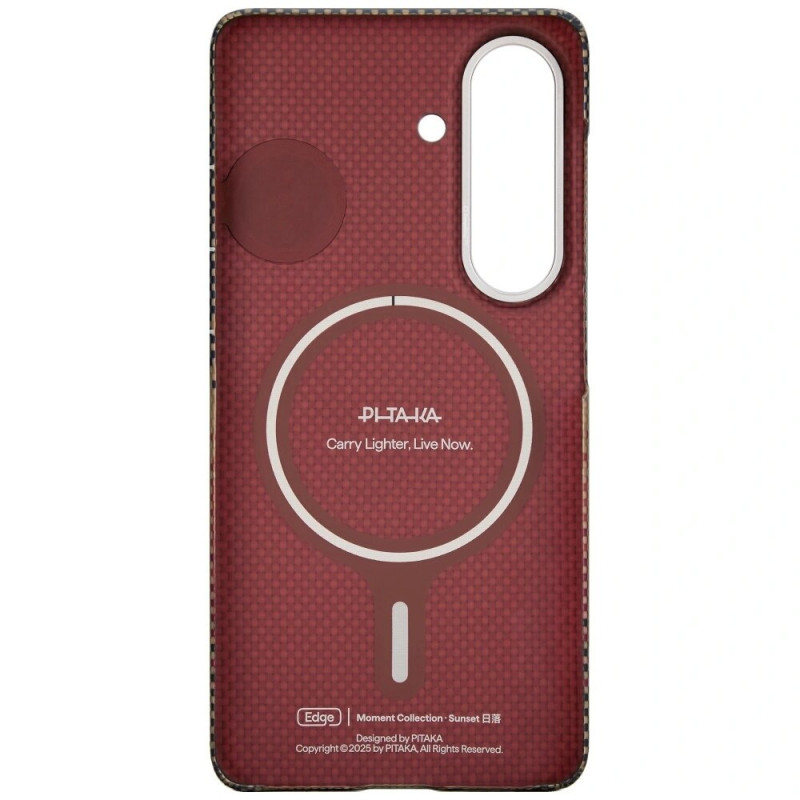 PITAKA Edge Case MagSafe hoesje voor Samsung Galaxy S26+, zonsondergang