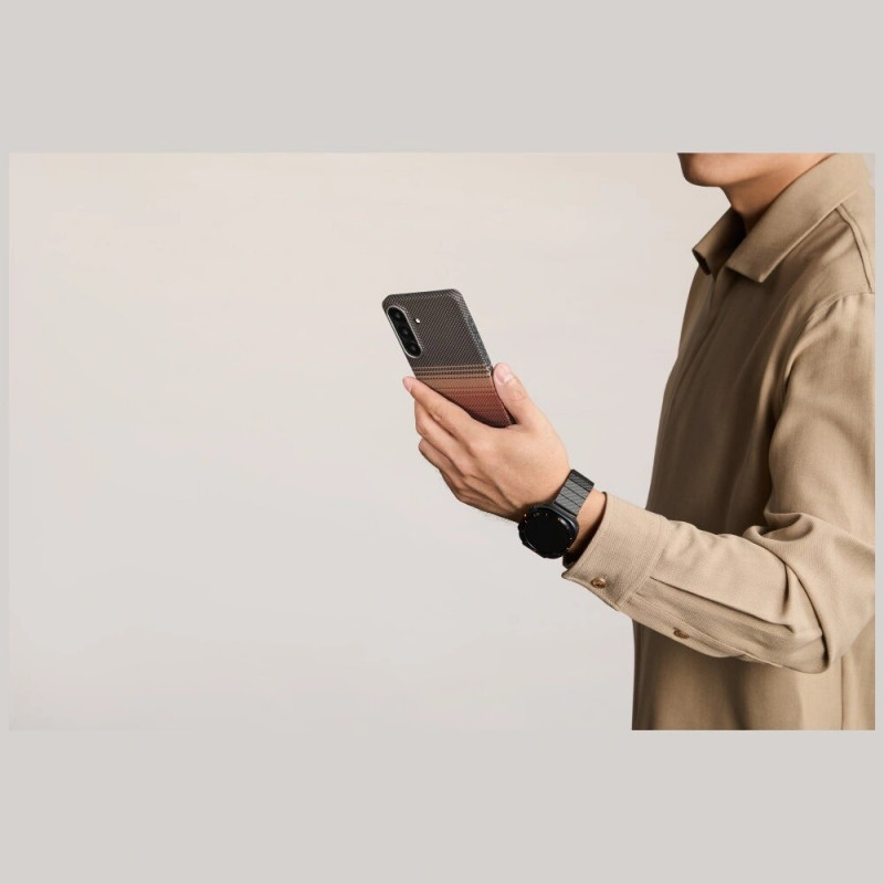 PITAKA Edge Case MagSafe hoesje voor Samsung Galaxy S26+, zonsondergang