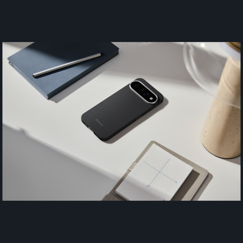 PITAKA Edge Case hoesje voor Google Pixel 11 Pro XL, zwart-grijs