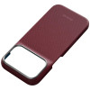 PITAKA Edge Case Argyle MagSafe hoesje voor Apple iPhone 18 Pro / 17 Pro, bordeauxrood