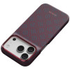 PITAKA Edge Case Argyle MagSafe hoesje voor Apple iPhone 18 Pro / 17 Pro, blauw-rood