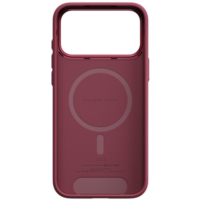 PITAKA Summa Case hoesje voor Apple iPhone 18 Pro Max / 17 Pro Max, bordeauxrood