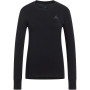 Odlo BL TOP MERINO 260 dames basislaagshirt met lange mouwen en ronde hals, maat S, zwart