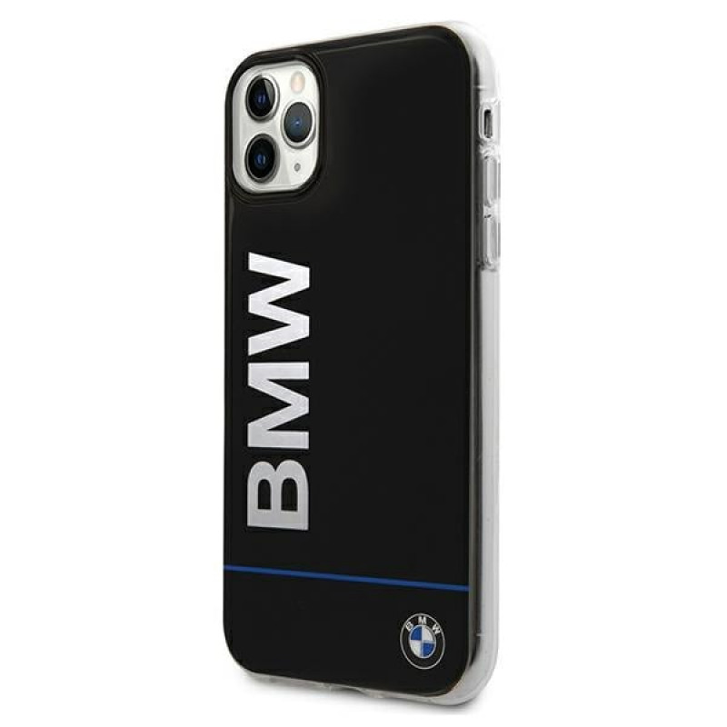 BMW BMHCN65PCUBBK Apple iPhone 11 Pro Max hardcase Signature Printed Logo, zwart