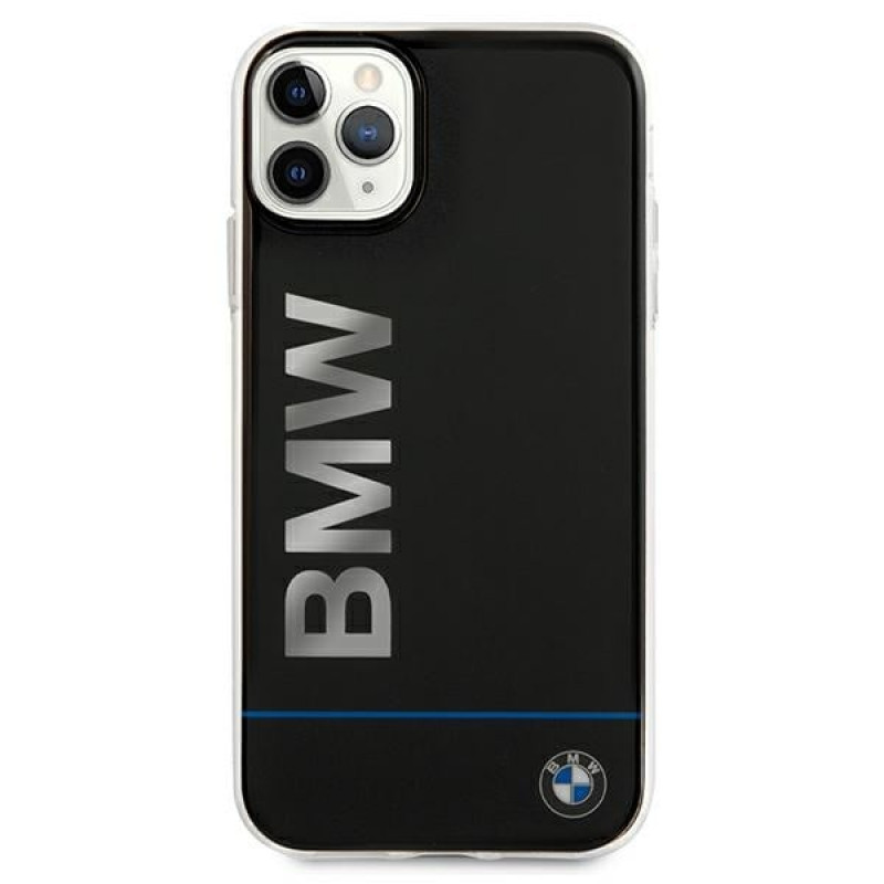 BMW BMHCN65PCUBBK Apple iPhone 11 Pro Max hardcase Signature Printed Logo, zwart