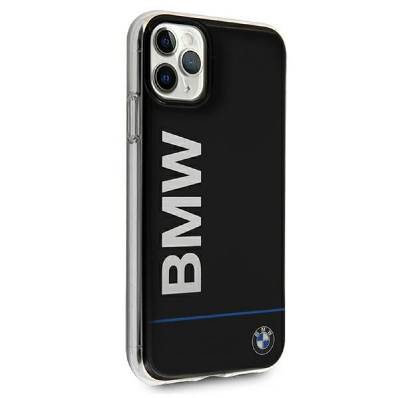 BMW BMHCN65PCUBBK Apple iPhone 11 Pro Max hardcase Signature Printed Logo, zwart