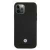 BMW BMHCP12MRSWPK Apple iPhone 12 / 12 Pro hardcase Leather Perforate, zwart