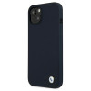 BMW BMHCP13SSILNA Apple iPhone 13 mini hardcase Silicone Signature, marineblauw