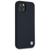 BMW BMHCP13SSILNA Apple iPhone 13 mini hardcase Silicone Signature, marineblauw