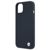 BMW BMHCP13SSILNA Apple iPhone 13 mini hardcase Silicone Signature, marineblauw